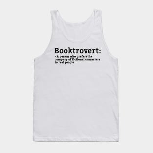 Booktrovert definition Tank Top